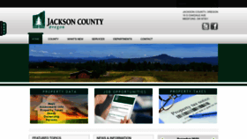 What Jacksoncountyor.org website looked like in 2023 (1 year ago)