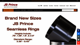 What Jbprince.com website looked like in 2023 (1 year ago)
