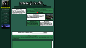 What Jets.dk website looked like in 2023 (1 year ago)