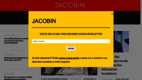 What Jacobin.com.br website looked like in 2023 (1 year ago)