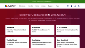 What Jlexart.com website looked like in 2023 (1 year ago)
