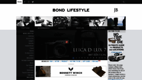 What Jamesbondlifestyle.com website looked like in 2023 (1 year ago)
