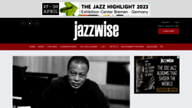 What Jazzwise.com website looked like in 2023 (1 year ago)