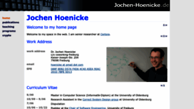 What Jochen-hoenicke.de website looked like in 2023 (3 years ago)
