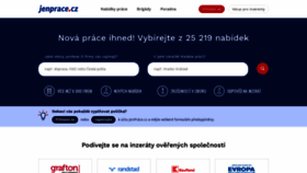 What Jenprace.cz website looked like in 2023 (1 year ago)