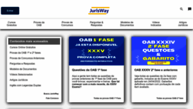 What Jurisway.org.br website looked like in 2023 (2 years ago)