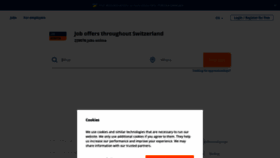 What Jobscout24.ch website looked like in 2023 (1 year ago)