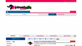 What Jobwebzambia.com website looked like in 2023 (1 year ago)
