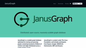 What Janusgraph.org website looked like in 2023 (1 year ago)