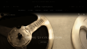 What Johnvarvatos.com website looked like in 2023 (1 year ago)