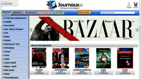 What Journaux.fr website looked like in 2023 (1 year ago)