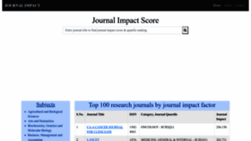 What Journalimpact.org website looked like in 2023 (1 year ago)