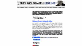 What Jerrygoldsmithonline.com website looked like in 2023 (1 year ago)
