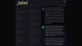 What Juked.com website looked like in 2023 (1 year ago)
