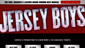 What Jerseyboysinfo.com website looked like in 2023 (1 year ago)
