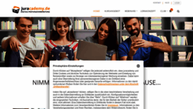 What Juracademy.de website looked like in 2023 (1 year ago)
