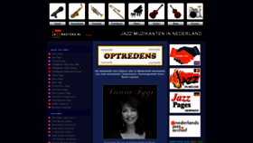 What Jazzmasters.nl website looked like in 2023 (1 year ago)
