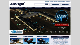What Justflight.com website looked like in 2023 (1 year ago)