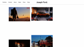 What Josephford.net website looked like in 2023 (1 year ago)