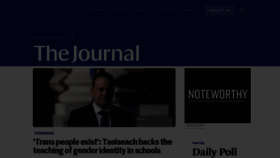 What Jrnl.ie website looked like in 2023 (1 year ago)