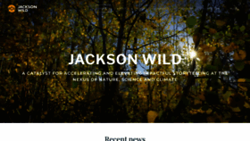 What Jacksonwild.org website looked like in 2023 (1 year ago)