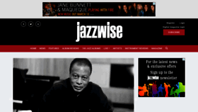 What Jazzwisemagazine.com website looked like in 2023 (1 year ago)