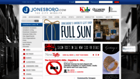 What Jonesboro.com website looked like in 2023 (1 year ago)