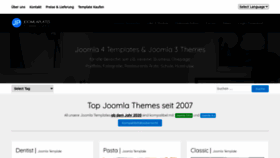 What Joomlaplates.de website looked like in 2023 (1 year ago)