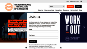 What Jcwi.org.uk website looked like in 2023 (1 year ago)