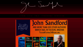 What Johnsandford.org website looked like in 2023 (1 year ago)