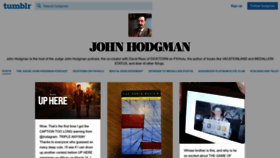 What Johnhodgman.com website looked like in 2023 (1 year ago)