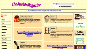 What Jewishmag.com website looked like in 2023 (1 year ago)