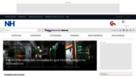 What Jornalnh.com.br website looked like in 2023 (1 year ago)