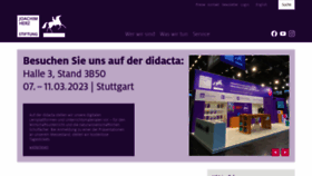 What Joachim-herz-stiftung.de website looked like in 2023 (1 year ago)