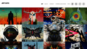 What Jeffsoto.com website looked like in 2023 (1 year ago)