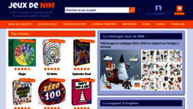 What Jeuxdenim.be website looked like in 2023 (1 year ago)