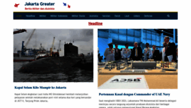 What Jakartagreater.com website looked like in 2023 (1 year ago)