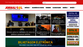 What Jornaldosol.com.br website looked like in 2023 (1 year ago)