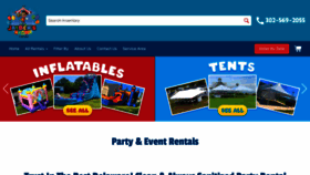 What Jaydenspartyrentals.com website looked like in 2023 (1 year ago)