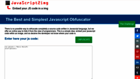What Javascript2img.com website looked like in 2023 (1 year ago)