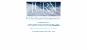 What Jurn.org website looked like in 2023 (1 year ago)