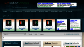 What Justindianschools.com website looked like in 2011 (12 years ago)