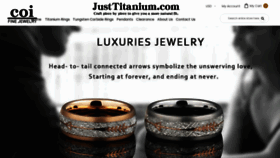 What Justtitanium.com website looked like in 2023 (1 year ago)