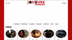 What Jonturk.tv website looked like in 2023 (1 year ago)
