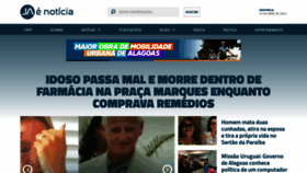 What Jaenoticia.com.br website looked like in 2023 (1 year ago)