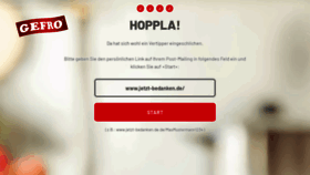 What Jetzt-bedanken.de website looked like in 2023 (1 year ago)
