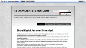 What Jammersistemleri.com website looked like in 2023 (This year)