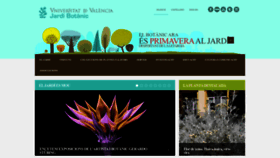 What Jardibotanic.org website looked like in 2023 (This year)