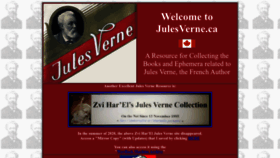 What Julesverne.ca website looked like in 2023 (This year)