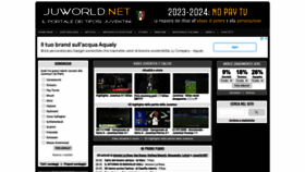 What Juworld.net website looked like in 2023 (This year)
